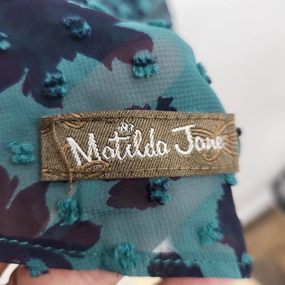 Matilda Jane The Little Party Dress High Low Long Sleeves Velvet & Tassel Small - Picture 8 of 14